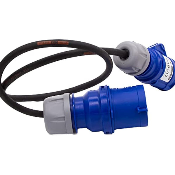 HDIUK Professional Power 32 Amp to 16 Amp Mains Fly Converter Featuring TitanEx HO7 Heavy Duty Rubber Flex (2.5 Metres)