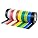Gocableties 10 Rolls Multi Pack of PVC Electrical Insulation Tape, 20m x 19mm, Premium Multi-colour Mixed 10 Rolls
