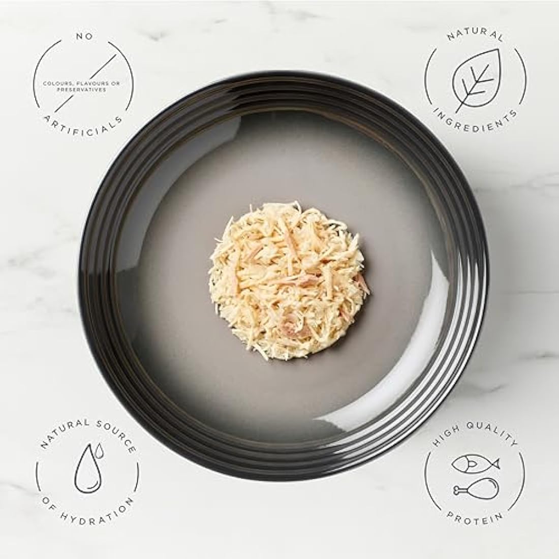 Encore 100% Natural Wet Cat Food, Multipack Chicken in Jelly, 5 x 50 g Pouches