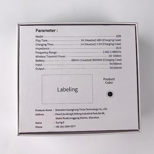 Wireless Earbuds, Bluetooth 5.4 Headphones with ENC Mic, 75H Stereo Noise Cancelling Ear Buds, Wireless Headphones with Sports Earhooks, LED Display, IP7 Waterproof Bluetooth Earphones for Running Gym