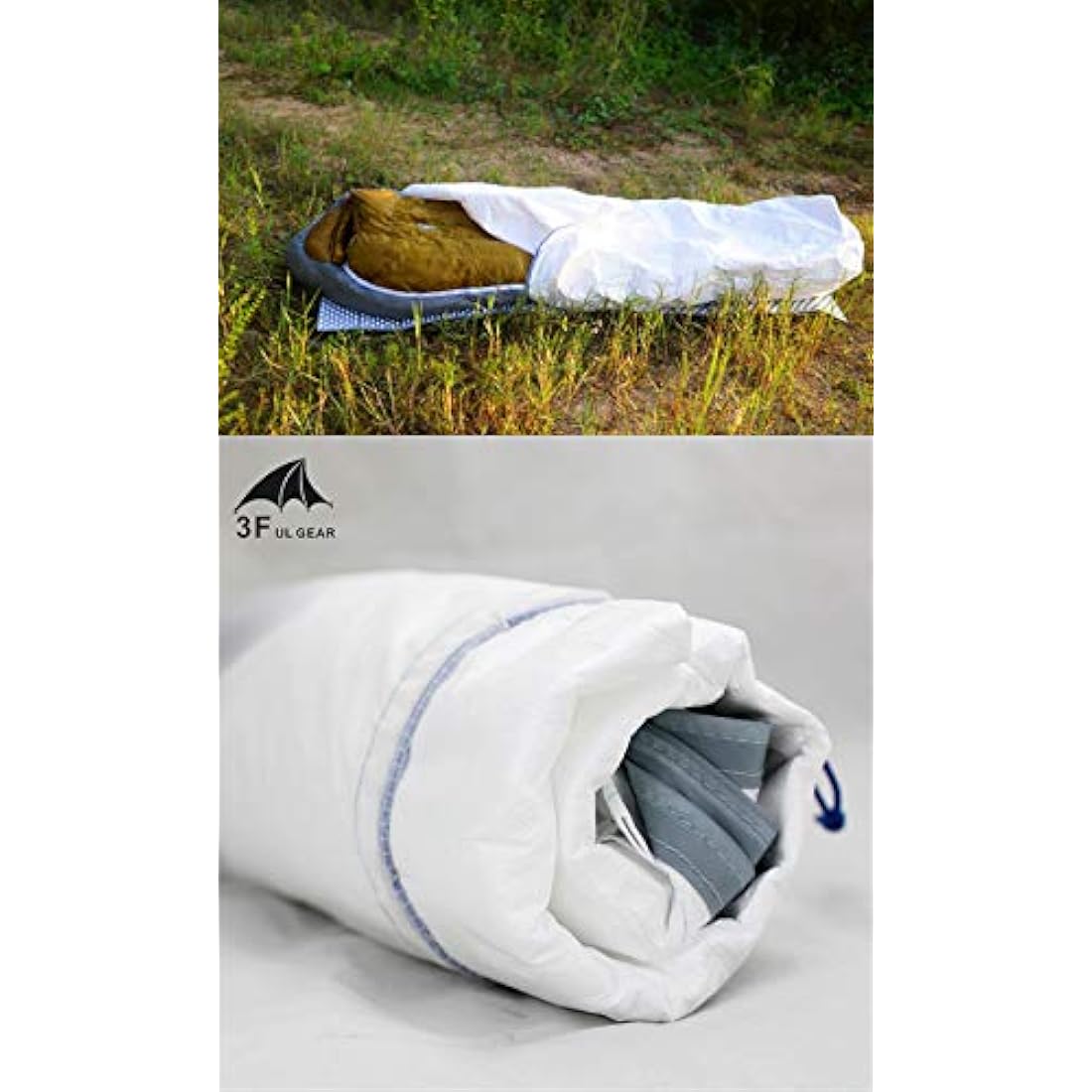 3F UL GEAR Tyvek Sleeping Bag Cover Liner Waterproof Bivy Bag Camping Bags Ventilate Moisture-Proof Warming Every Dirty Inner Liner BIVY Sack (Type B)