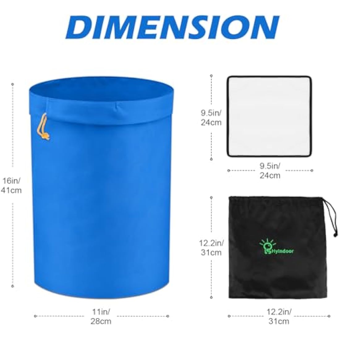 Hyindoor herbal oil extraction bubble bags, for ice extraction, 20L, 5 bags