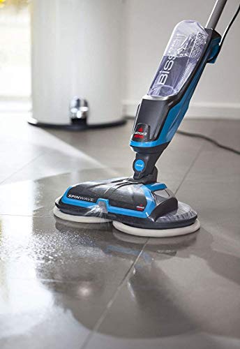 BISSELL SpinWave, Electric Mop, Hard Floor Cleaner & Polisher, Spray Mop With Rotating Pads, For Wood, Laminate, Tile & Marble, Easy to Use Mop Floor Cleaner, Corded, 2052E