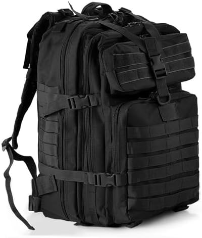 aiGear 45L Military Tactical Backpack | Lightweight Backpack Hiking Daypack | Rucksack with Molle System | for Outdoor Sports Trekking Hiking Travel Camping