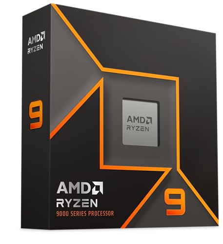 AMD Ryzensets 9 9900X Processor (radeon graphics integrated, 12 Cores/24 Threads, 120W DTP, AM5 Socket, 76MB Cache, Up to 5.6 GHz max boost frequency, No Cooler)