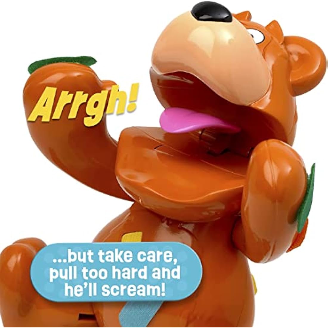 Ideal | Don't be a Scaredy Bear: The plaster pulling teddy bear game- peel his plasters but beware, he really is a scaredy bear! | Kids Games | For 2-4 Players | Ages 4+