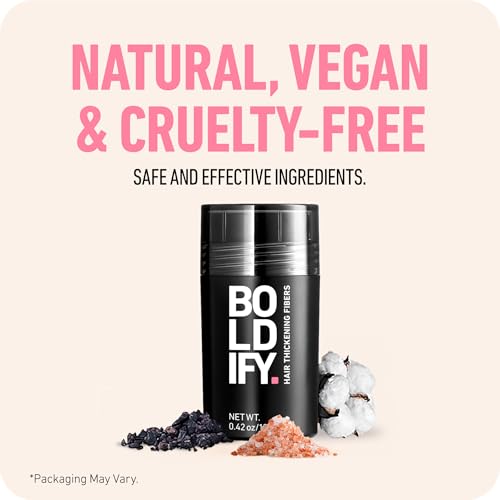 BOLDIFY Hair Fibres (56g) - Fill In Thinning and Fine Hair for an Instantly Fuller, Thicker Look - 14 Shades for Women and Men - Medium Brown