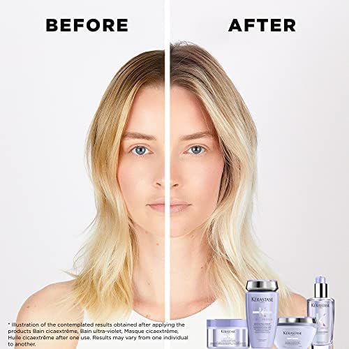 Kérastase Blond Absolu, Intense Conditioning Hair Mask, For Sensitised Lightened or Highlighted Hair, Ideal for Post-Bleaching, With Hyaluronic Acid & Edelweiss Flower, Masque Cicaextreme, 200ml