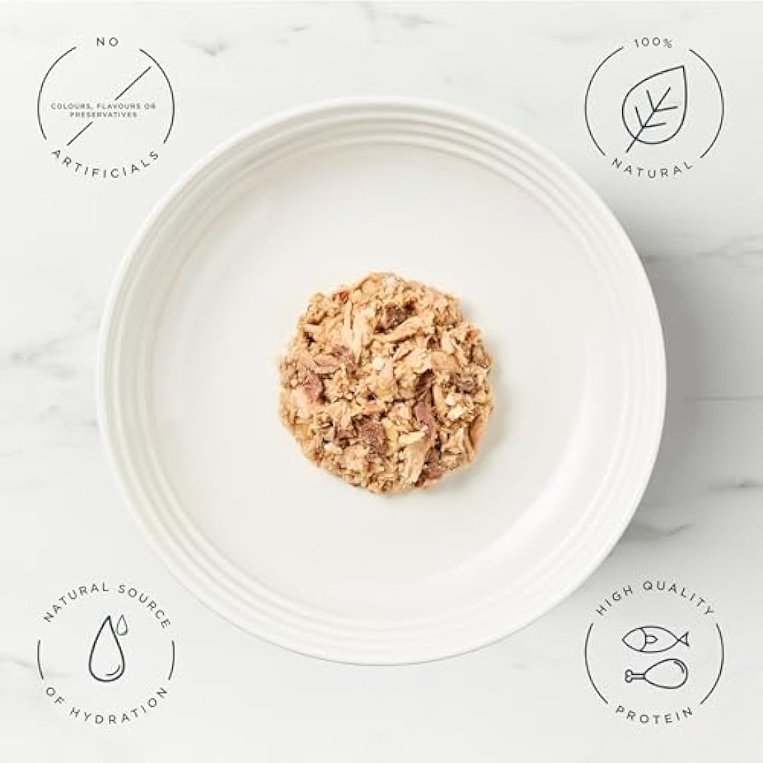 Encore 100 Percent Natural Wet Cat Food, Sardines with Tuna in Broth, 70g Tin (Pack of 16 Tins)