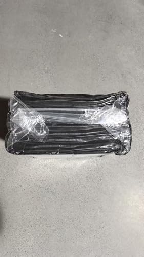 Cekene Large Outdoor Rug Waterproof Black 245x305cm Patio Rugs Reversible RV Camping Mat Lightweight Plastic Portable Outdoor Carpet for Picnic Porch Deck Backyard BBQ Beach