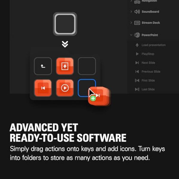 Elgato Stream Deck Mini – Control Zoom, Teams, PowerPoint, MS Office and More, Boost Productivity with Seamless Integration for Daily Apps, Set Up Shortcuts Easily, Compatible with Mac and PC