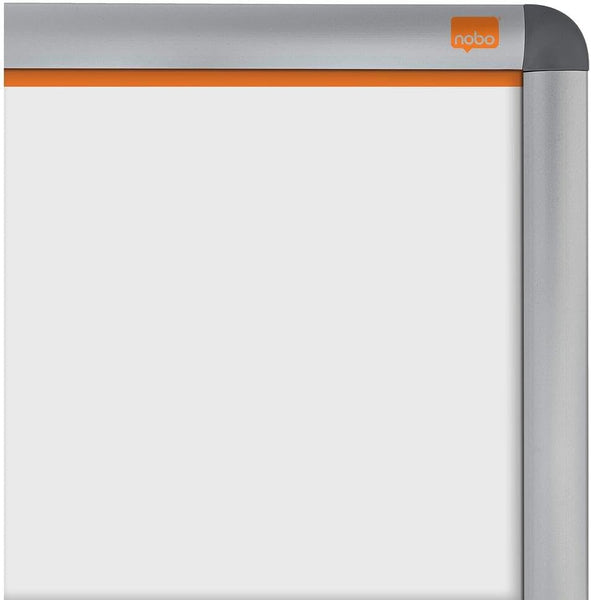 Nobo A3 Poster Frame Sign Holder With Snap Frame, Wall Mounted, Aluminium Trim, Anti-Glare Protective Cover, Premium Plus, Silver, 1902213