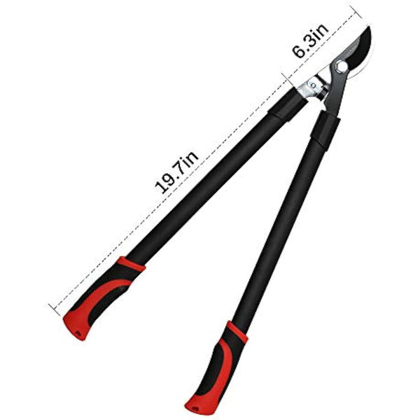 FLORA GUARD 26 Inch Garden Lopper - Heavy Duty Branch Lopper, Pruner Bypass loppers and Tree Trimmer with 1.25 Inch Cutting Capacity