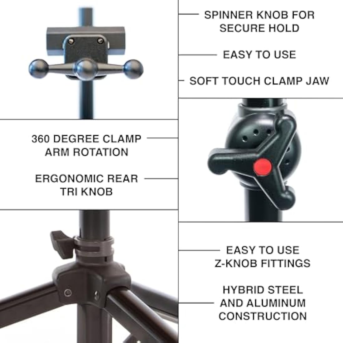 Feedback Sports - Sport Mechanic Bike Repair Stand - Folding Bike Stand for Maintenance - for Road, MTB - Lightweight, Compact, Adjustable Height Workstand