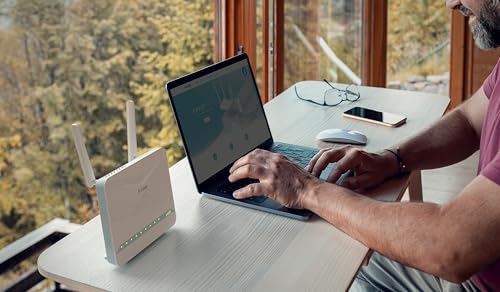 D-Link DWR-932 4G/3G LTE Unlocked Wireless N300 Mobile Broadband Router - Wi-Fi Portable Hotspot, Black