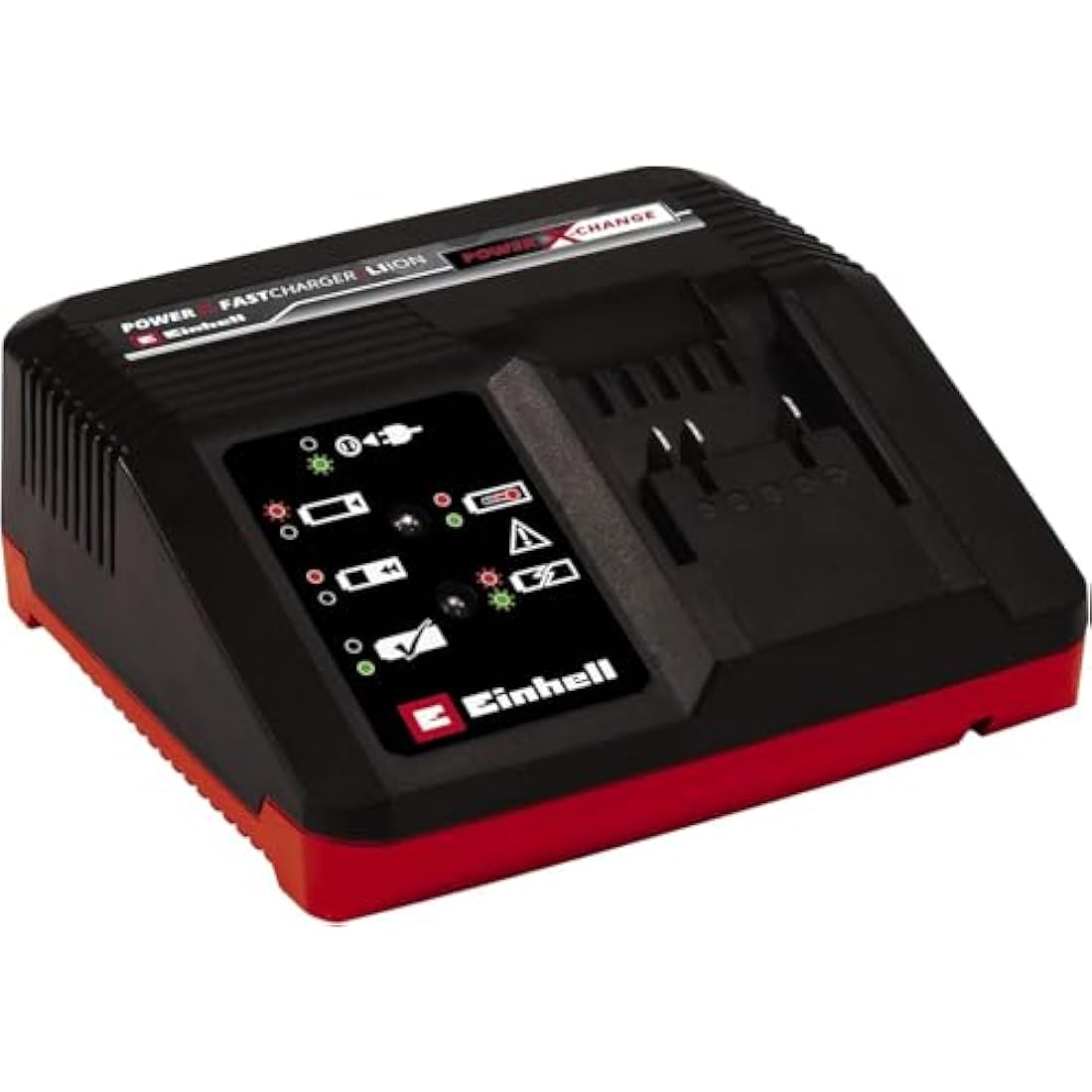 Einhell Power X-Change X-Fast Battery Charger 4A - Battery Monitoring and Intelligent Charging - Universally Compatible With All Einhell 18V PXC Lithium-Ion Rechargeable Batteries