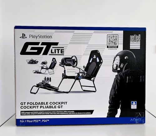 Next Level Racing F-GT LiteFoldable Simulator Cockpit, HDMI