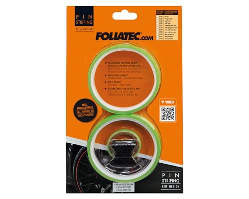 Foliatec FT34388 PIN-Striping rim design orange - Width 6mm: 4x2,15 meter