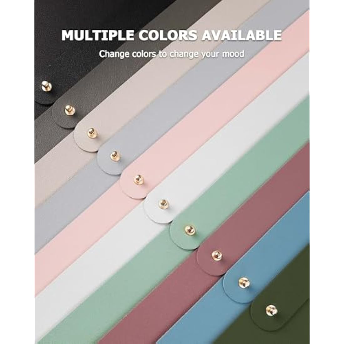 MOLMO Non-Slip Desk Mat, Waterproof Desk Pad Table Protector, Easy Clean Laptop Mat Large Mouse Pad Leather Writing Mat with Suede for Office /Home/Decor (Azure, 60 x 35 cm)