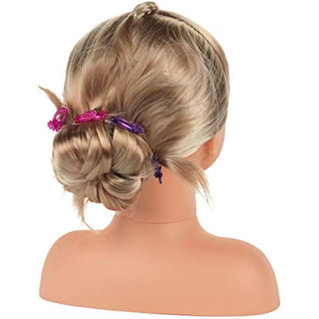 Theo Klein 5240 Princess Coralie Make-Up and Hairdressing Head Sophia I With Hair Clips, Dermatologically Tested Make-Up and Lots of Further Accessories