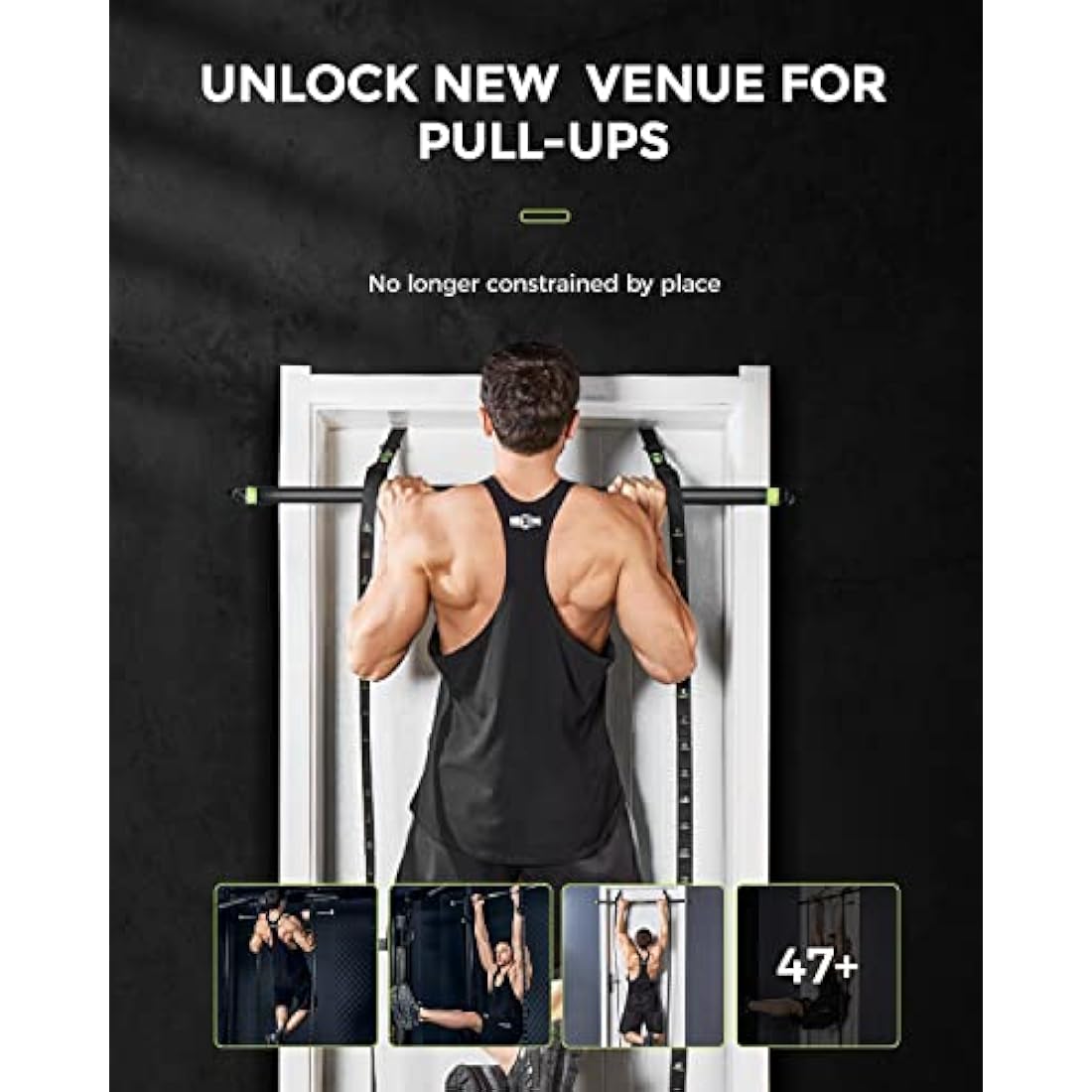 INNSTAR Upgraded Portable Home Gym 5.0, Adjustable Bench Press Resistance Bands,Full Body Workout Strength Training Equipment with Detachable Fitness Bar, Handles,for Home,Travel,Gym