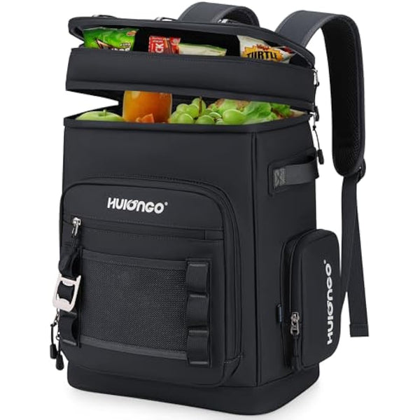 Hulongo Large Waterproof Insulated Cooler Backpack for Men & Women, Leak Proof Cooler Backpack