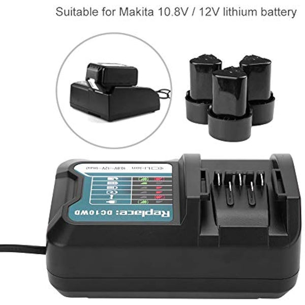 for Charger 10.8V 12V DC10WD DC10SB DC10WC BL1015 BL1016 BL1021B BL1041B Quick Charger(uk plug)