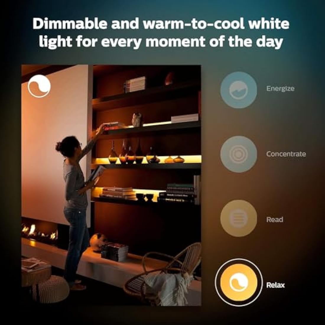 Philips Hue Lightstrip Plus v4 [2 m] White and Colour Ambiance Smart LED Lights Kit with Bluetooth, Smart Lighting Compatible with Alexa, Google Assistant and Apple HomeKit (Extendable)