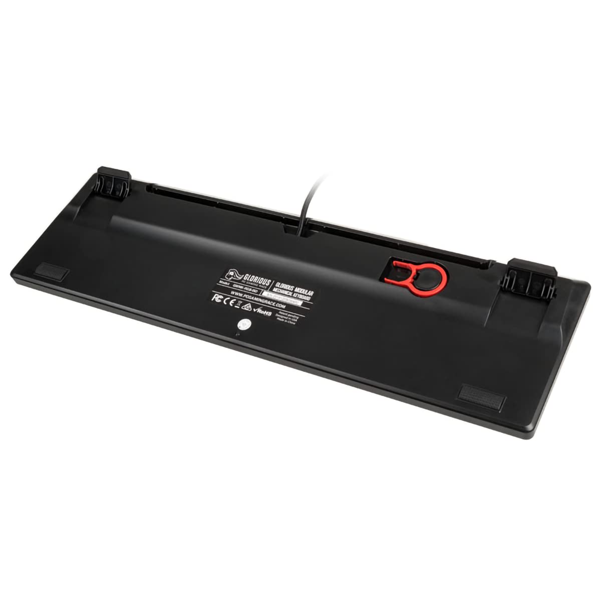 Glorious Gaming GMMK Compact 60%, Barebones (Frame Only) - Mechanical Gaming Keyboard, Per Key RGB, Hotswap & Customisable, International/ISO Layout - Black