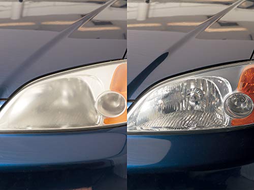 3M 39073 Headlight Lens Restoration Kit to Restore Dull/Faded/Discoloured Headlights For Car, 1 Pack, Smoke