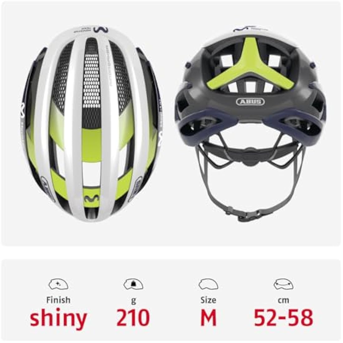 ABUS AirBreaker Racing Bike Helmet - High-End Bike Helmet for Professional Cycling - Unisex, for Men and Women