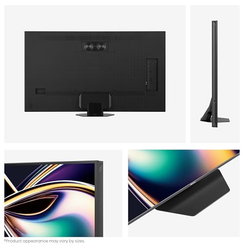 Hisense 55 Inch 4K Mini-LED TV 55U6NQTUK - Quantum Dot Colour, Dolby Vision Atmos, Hi-View Engine, FilmMaker Mode, Vidaa OS with Voice Control, Freely, Youtube, Netflix and Disney+ (2024 Model)