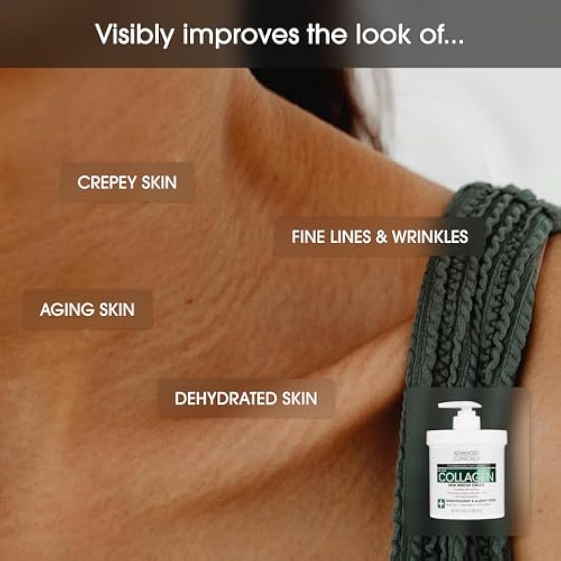 Advanced Clinicals Retinol Cream and Collagen Cream Skin Care set. Value anti-aging set for wrinkles, fine lines, firming skin. 16oz Spa size are great for face cream and body moisturizer.