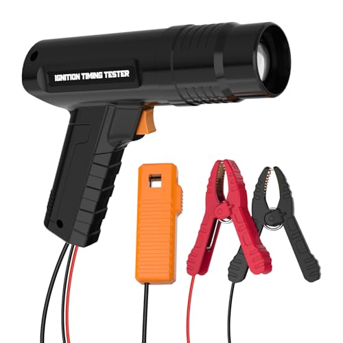 VKALTUL Timing Light,12V Strobe Timing Light Gun,Automotive Ignition Engine Timing Light for Cars Motorcycle Automotive