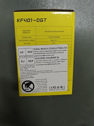 TZMRIT KF420 DGT ARGB CPU Cooler with temperature display, for Intel LGA 1700/1200/115X/1851/1366/2011, for AMD AM4/AM5 (BK)