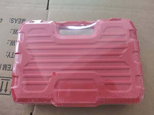 LLNDEI 1/4-Inch Drive Impact Socket Set, 52 PCS Mechanic Tool Set with Ratchet & Adapter, CR-V, Metric and Standard Full Sockets with Storage Tool Kit for Household & Automotive Repair & DIY Project