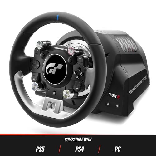 Thrustmaster T-GT II - Official Gran Turismo Licensed Racing Wheel, Base, and Pedal Set with Advanced Force Feedback for PC, PS4, and PS5, PS5 Pro