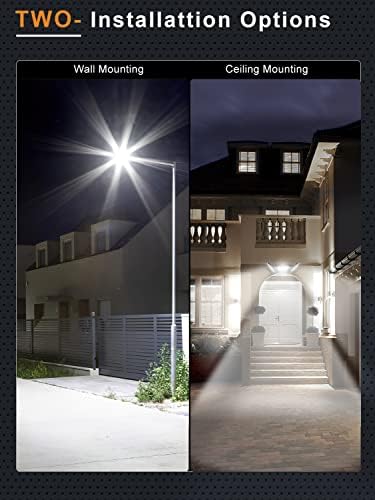 Ankishi 300W Flood Lights Outdoor, 30000LM Super Bright Security Lights, IP65 Waterproof Outside Lights, 6500K Daylight White Mains Powered Floodlight for Garden Warehouse