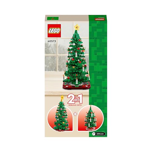 LEGO Christmas Tree Toy Building Set for Kids Age 12+, Collectible Festive Decoration for Home Decor, Encourages Imaginative Play, Family Crafts Activity, Gift Idea