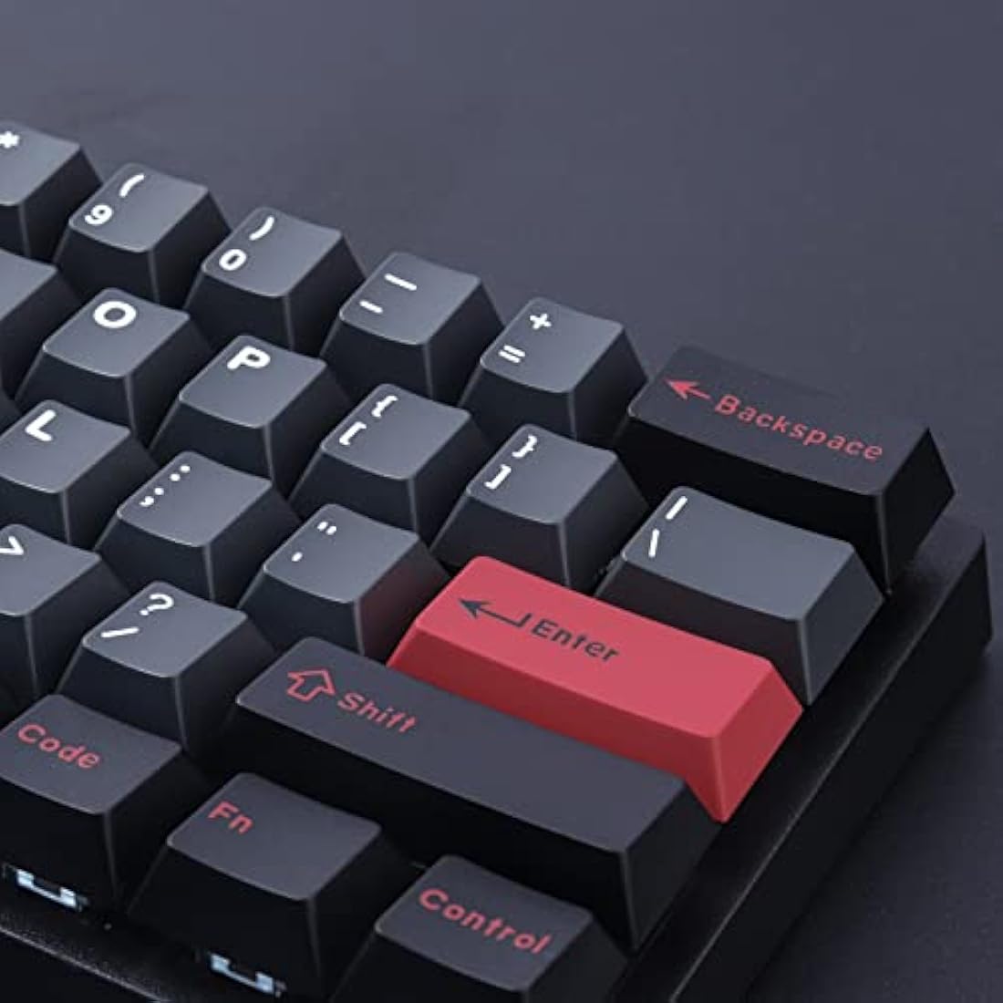 Evil Dolch Keycaps Double Shot 170 Keys Cherry Profile ABS Keycaps for MX Switches ISO/ANSI Layout Mechanical Keyboard