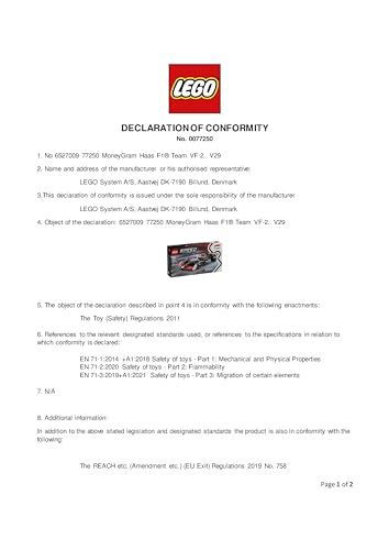 LEGO Speed Champions McLaren F1 Team MCL38 Race Car Toy with a Collectible Formula 1 Driver Minifigure - Model Kits for 10+ Year Old Boys & Girls or Adult Motorsport Fans 77251