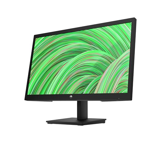 HP 24 Inch FHD Monitor | Full HD VA LCD Display | 75hz Refresh Rate | 250 Nits Brightness | 3000:1 Contrast Ratio | AMD FreeSync Technology | Adjustable Tilt | 1x HDMI 1.4, 1x VGA | Black | V24v G5