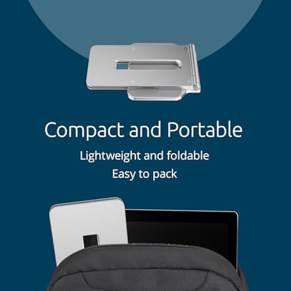 Kensington Microsoft Surface Pro Stand, Elevated Stand for Surface Pro Stand for Desk, Foldable Light-Weight Non-Skid Tablet Stand and Holder Designed for Surface Pro 7 7+ 8 9 10 11 Surface Go 2 3 4