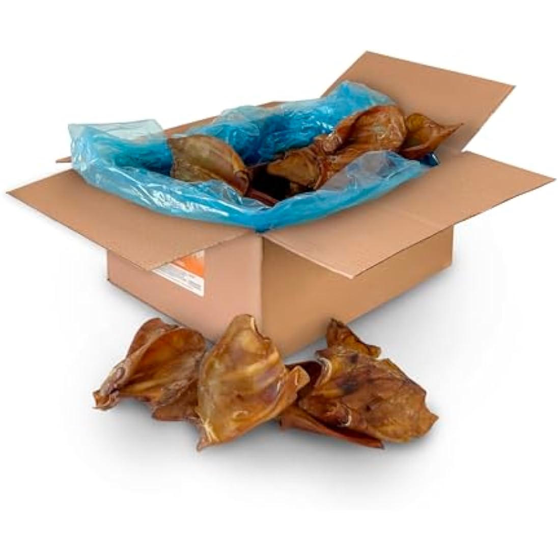Extra Large Pigs Ears For Dogs 50 PACK - Delicious Tasting Naturally Air-Dried - High in Protein Aids Muscle and Tissue Repair - Contains Collagen for Healthy Coats.