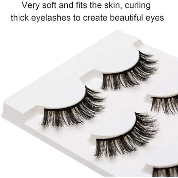 DYSILK 5D Eyelashes Wispies Handmade False Eyelashes Pack Extension Thick Long Reusable Soft Makeup Natural Look Fake Eyelashes