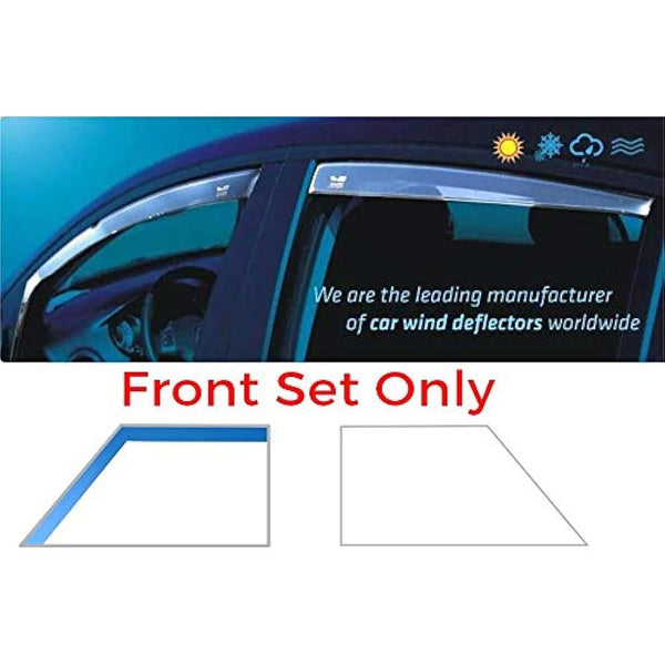 HEKO-31191 (2 Pieces) Wind Deflectors Fits VW Volkswagen Up 3-Door 2012 on