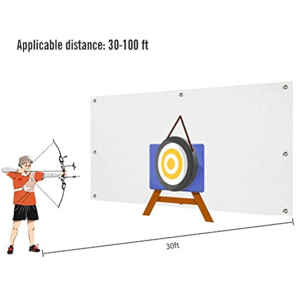 Aoneky 2mm Archery Target BackStop Netting 5x5ft/ 5x6ft/ 5x10ft - Heavy Duty Archery Target Backstop Net