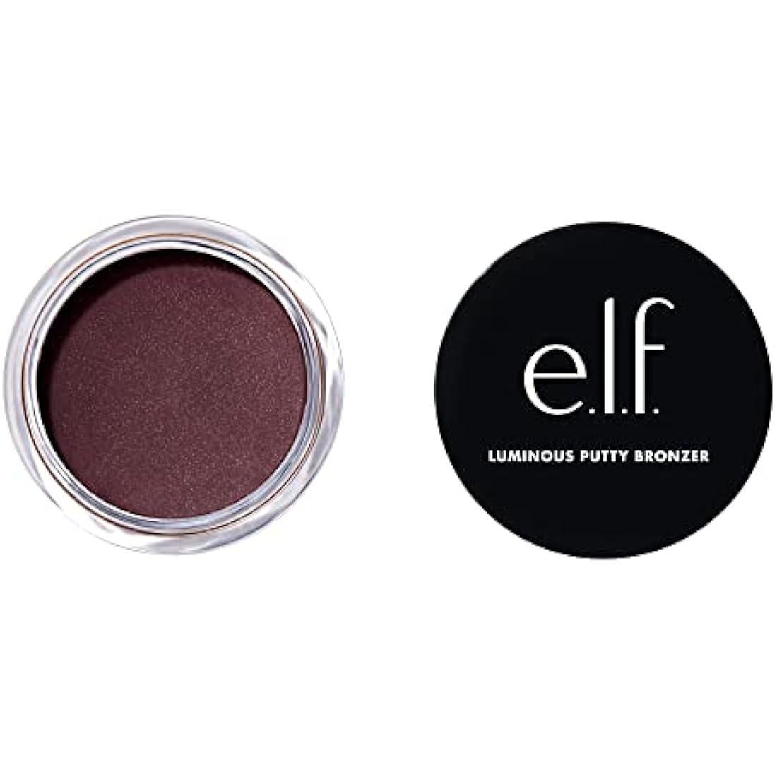 e.l.f. Luminous Putty Bronzer, Lightweight Putty-to-Powder Bronzer For A Radiant, Glowing Finish, Highly Pigmented, Vegan & Cruelty-Free, Frequent Flyer