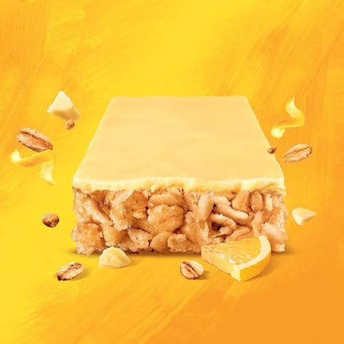 JB's Trek High Protein Flapjack Smooth Lemon - Gluten Free - Plant Based - Vegan Snack - 50g x 36 bars