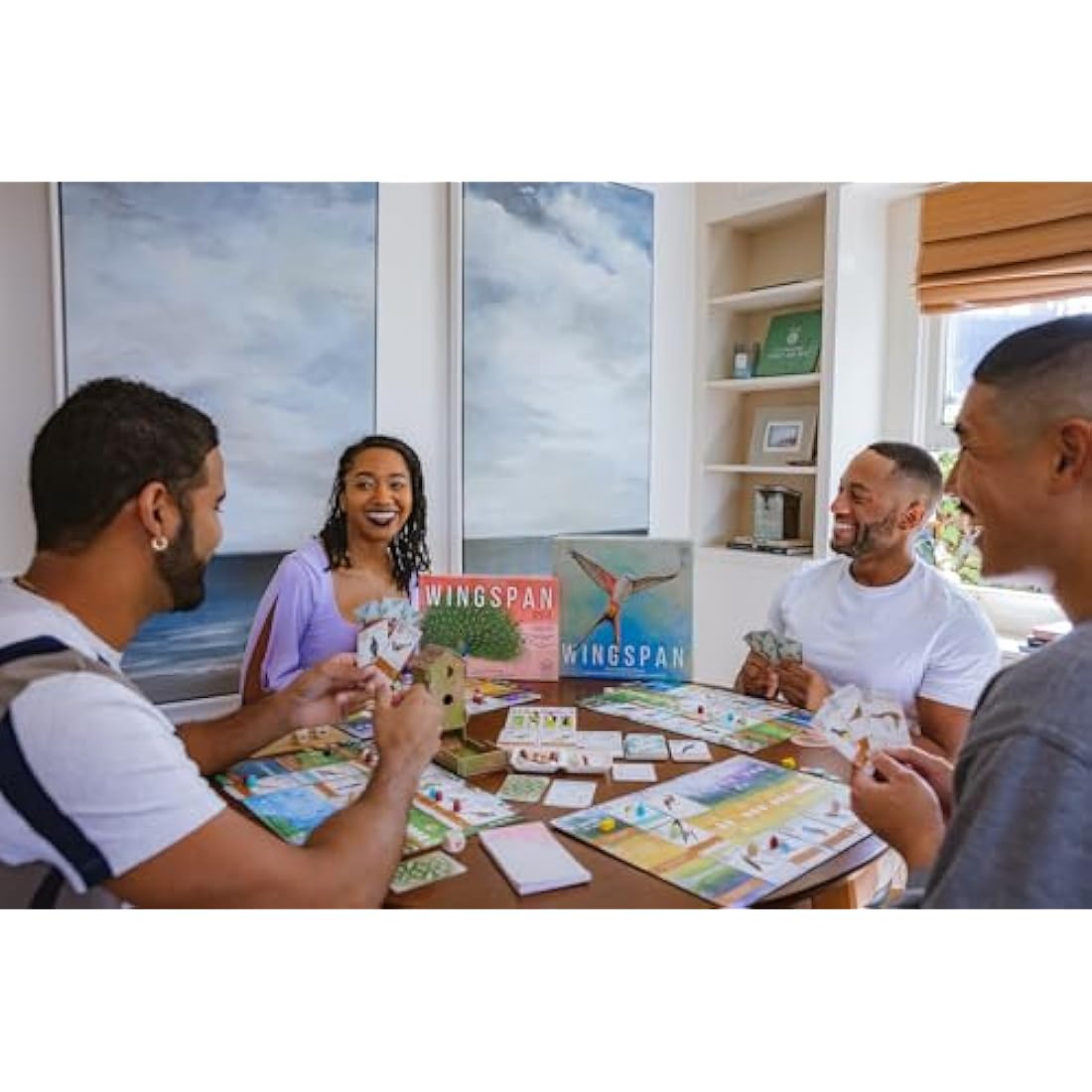 Stonemaier Games | Wingspan Asia | Standalone or Expansion Board Game | Ages 14+ | 1-7 Players |40-70 Minutes Playing Time